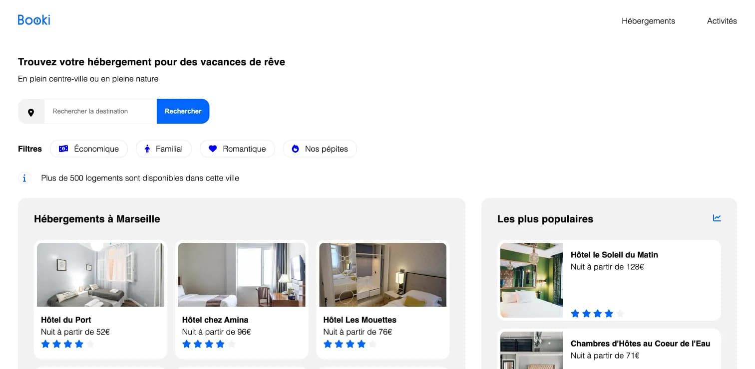 Aperçu de Booki-html_css